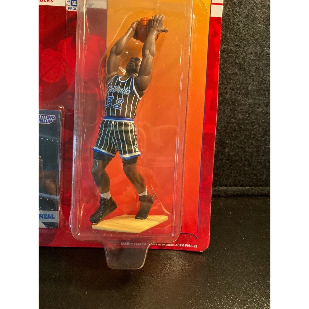 1994 Starting Lineup Shaquille O'Neal Orlando Magic Figure NBA Hoops Card Kenner